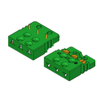 Miniature PCB Socket - 3-Pin Flat Mounting