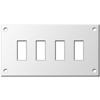 Miniature Aluminium Connector Panels