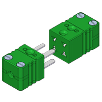 Miniature Duplex Thermocouple and RTD Connectors
