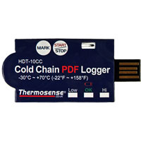 Low Cost Cold Chain PDF Temperature Data Logger (Single-Use)