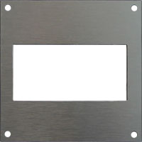 Panel Adaptor Plate 1/4 DIN to 1/8 DIN (114 x 114mm, cutout 45 x 92mm)