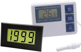 LCD Temperature/Humidity Displays