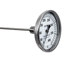 (DB06/060R...DB06/500R) Bi-Metal Dial Thermometer (Fixed Position, Back Entry)