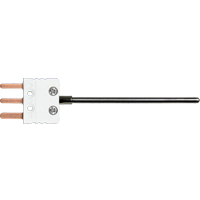 (PMP) Fabricated RTD (Pt100/Pt1000) Sensor with Miniature Plug (+260°C)