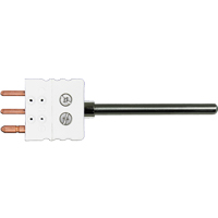 (PRP) Fabricated RTD (Pt100/Pt1000) Sensor with Standard Plug (+260°C)