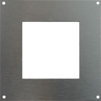 Panel Adaptor Plate 1/2 DIN to 1/4 DIN (164 x 164mm, cutout 92 x 92mm)
