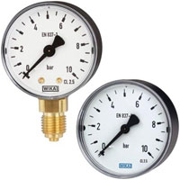 (111.10, 111.12) Wika Standard Pressure Gauge Models 111.10, 111.12